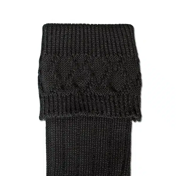 Black Basic Kilt Hose (0175) - 3 Sizes - Henderson Imports