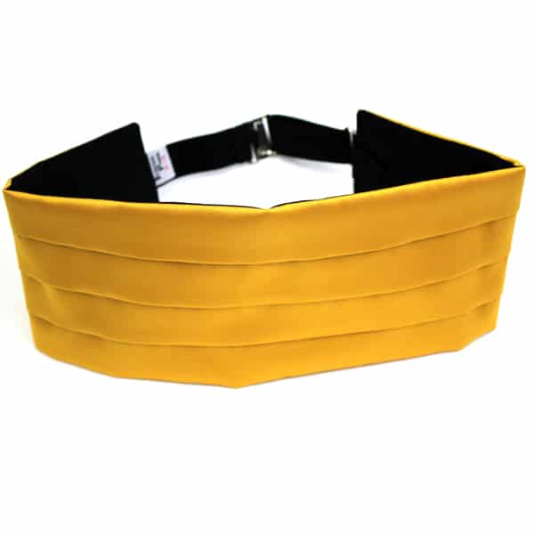 Gold Satin Cummerbund - Henderson Imports