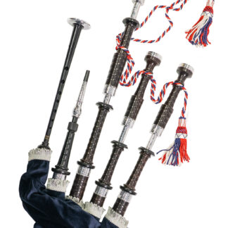 McCallum AB4D Bagpipes: Black Mounts - Police Dept.