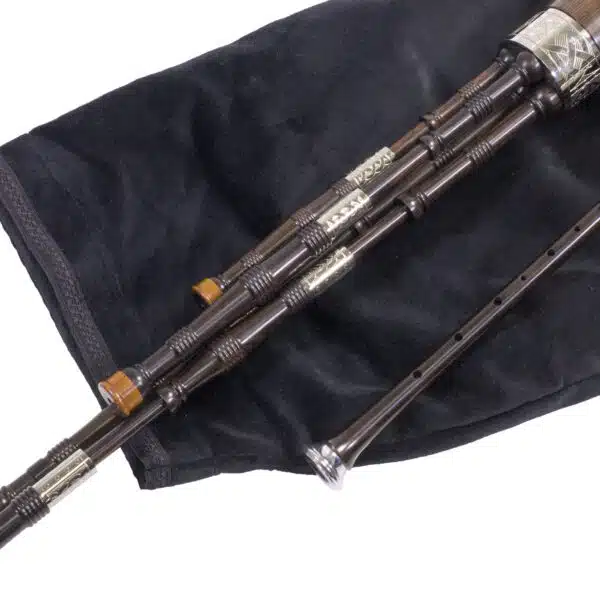 McCallum Bellows Smallpipes with Celtic Engraving A/D Combination