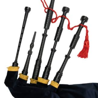 McCallum P0 All Black Poly Bagpipes