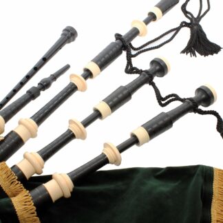 McCallum P3 Poly Bagpipes with Imitation Ivory