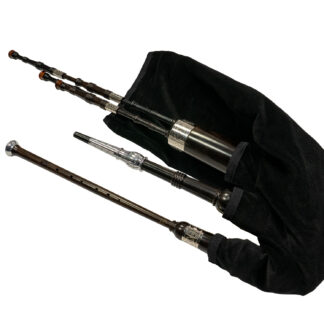 Mouthblown Blackwood Scottish Smallpipes by Fred Morrison in "A" - Celtic