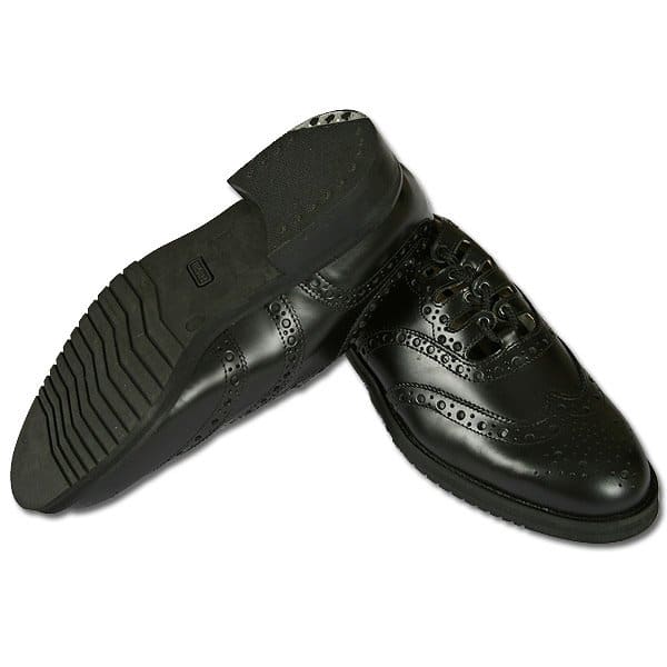 1/2 price Black Clyde Ghillie Brogues Leather upper & Sole all sizes1/2 sizes 