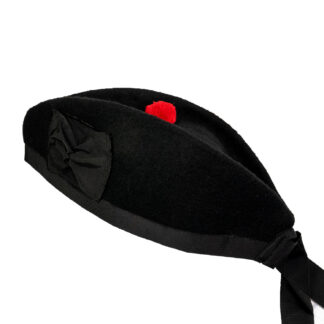 Plain Black Glengarries