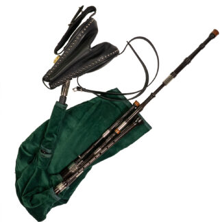 Bellows Blown Fred Morrison Reelpipes in "A" with Drone Switch (Includes Case!)